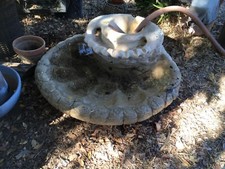 Venus de milo clam Tuscan styled vintage clamshell fountain as is