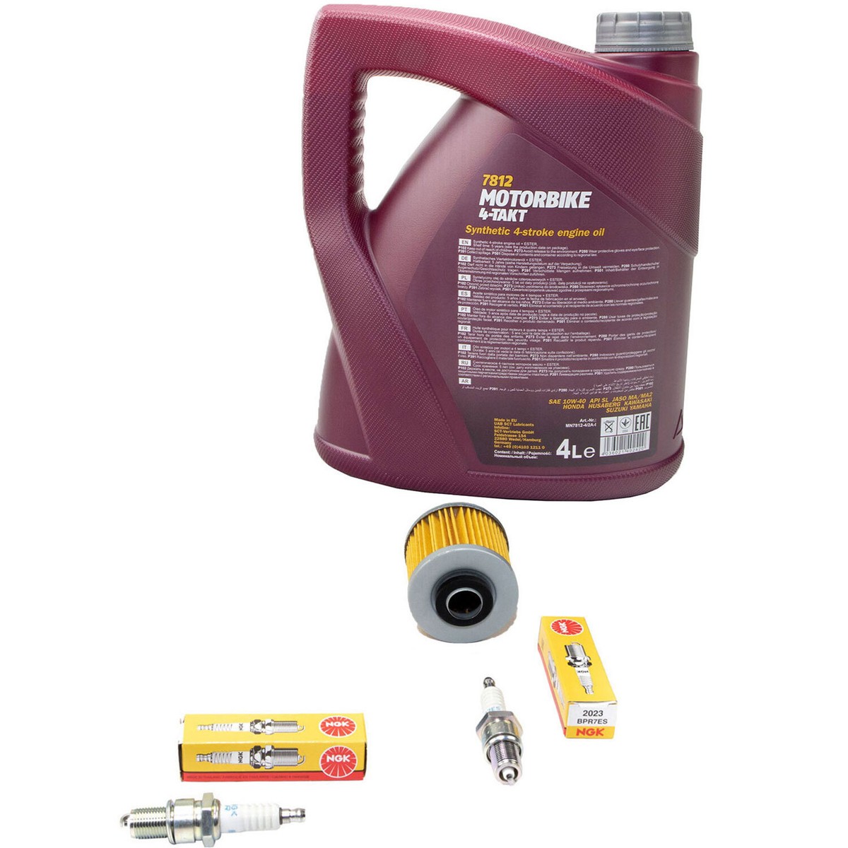 LOT FILTRE À Huile Filtre à Air Bougies D'allumage Entretien Pour