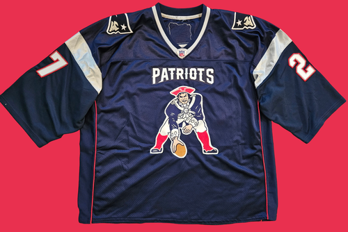 New England Patriots ‘Sports Slide’ HOCKEY Jersey, NFL to NHL, Reebok