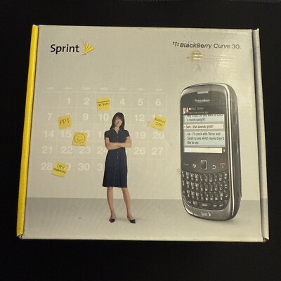 Blackberry Curve 9330 Graphite Gray Sprint 3G CDMA WiFi Qwerty Camera Smartphone