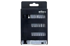 INTERCHANGEABLE BIT SET Precision Torx Slotted Phillips Hex Inch 27-Pc WIHA