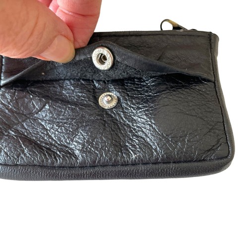 Coin Purse Change Mini Wallet Leather 3 Compartment Zip & Clip Vintage Style - Picture 12 of 14
