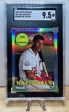 2018 Topps Heritage Juan Soto RC Chrome Refractor /569 SGC 9.5 Mint+ Pop 2 MVP