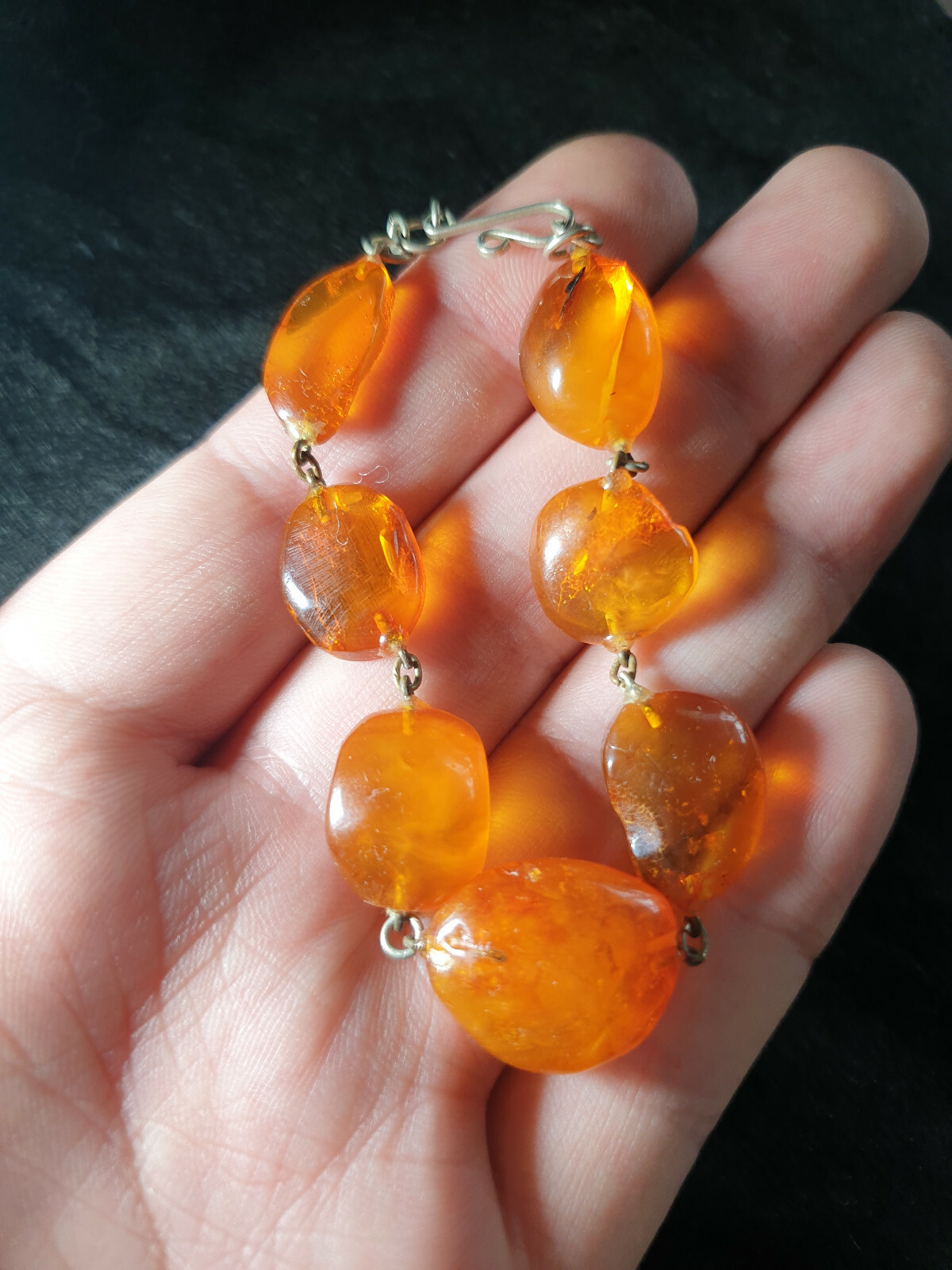 Natural real Baltic amber  8 g 8,3 gram bracelet charm gemstone gems  41 TCW