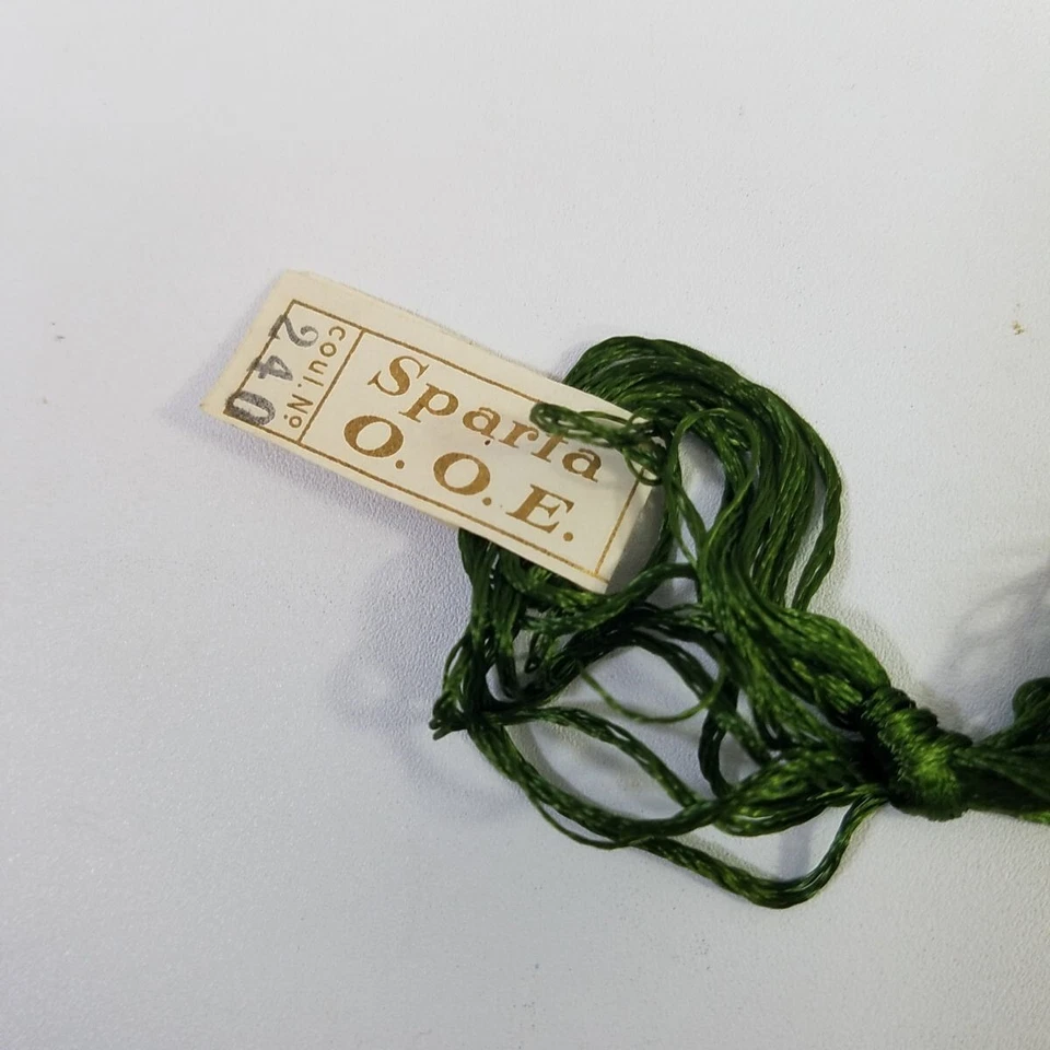 Lot 8 Vintage Needlepoint Threads Denmark Sparta OOE 240 Zwicky 2350 Silk Rayon - Image 2 of 4