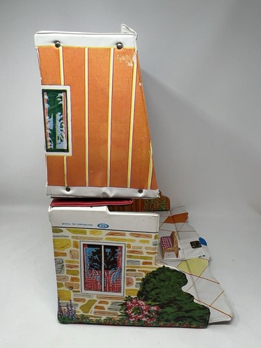 Vintage 1960’s Ideal Toy Corp Small Doll House Case Kiddles Tutti ? Dollhouse - Picture 16 of 19