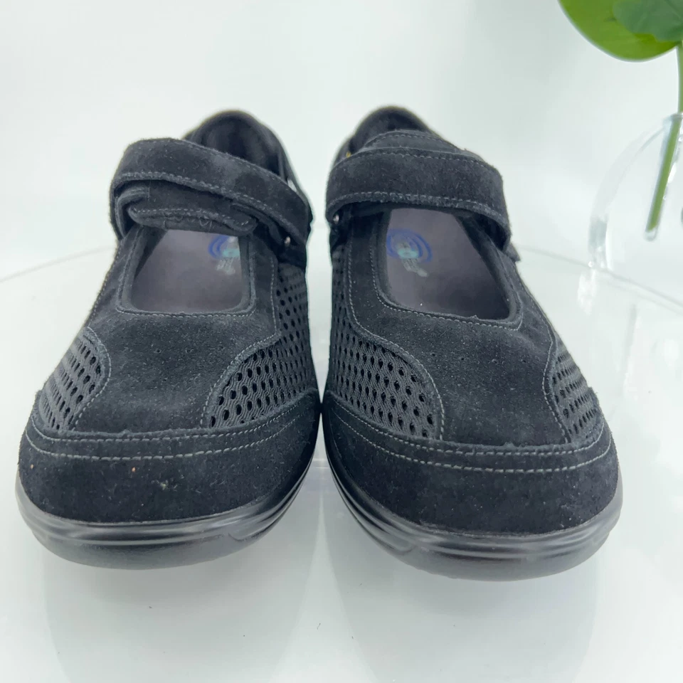 Orthofeet 893 Sanibel Mary Jane Women's 12 Wide Black Comfort Orthotic Shoes - Image 4 of 4