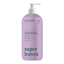 ATTITUDE Moisture Rich Hair Shampoo, EWG Verified, For Dry and Damaged Hair, Nat