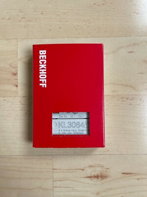 BECKHOFF Analog-Eingangsklemme 4-Kanal Typ: KL3064 0-10V