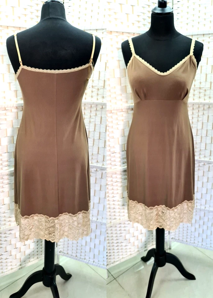 Sexy Vestido Camisola Michal Negrin Color Marrón Claro Talla - M - Foto 3 de 4