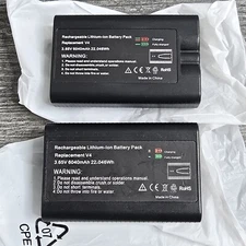 Lot Of 2: Rechargeable Lithium-Ion Battery V4 3.65V 6040mah 22.046wh
