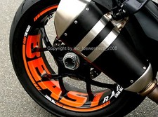 Wheel Sticker KTM SuperDuke SD 1290 R SDR GT Rim Decals Tape Rings TOMTEC-RACING