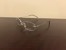 NEW Escada Col. A39 VES 533S Gold Crystals Rimless EYEGLASSES GLASSES 53-17-135