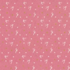 Michael Miller Fabrics~ Peter Pan~Tink~Dusty Rose w Metallic~BTY, MD7943