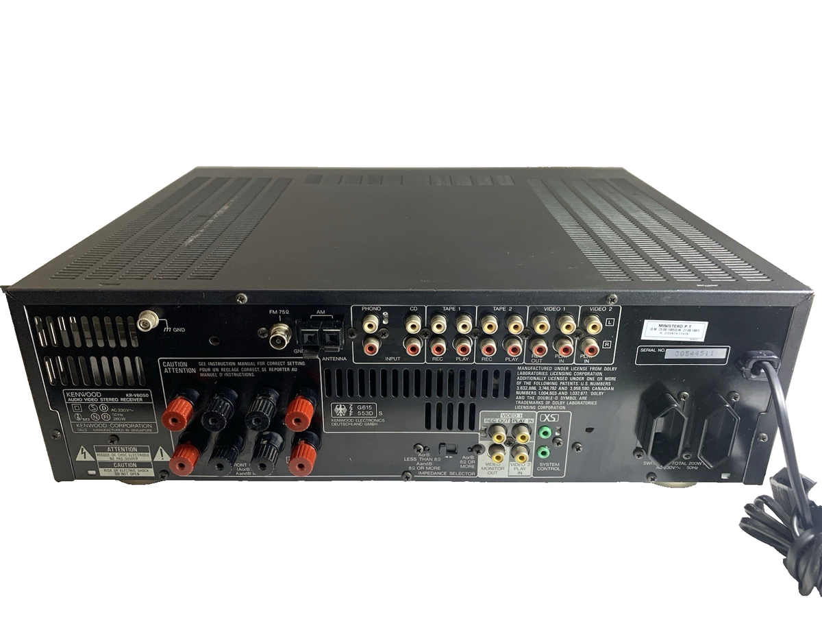 Kenwood Stereo Analog Receiver (KR-V6050 | eBay