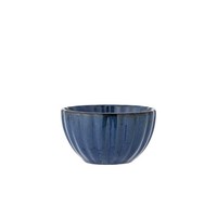 Bloomingville Latina Schale, Dunkelblau, Steingut, 165 Ml, DäNisches Design