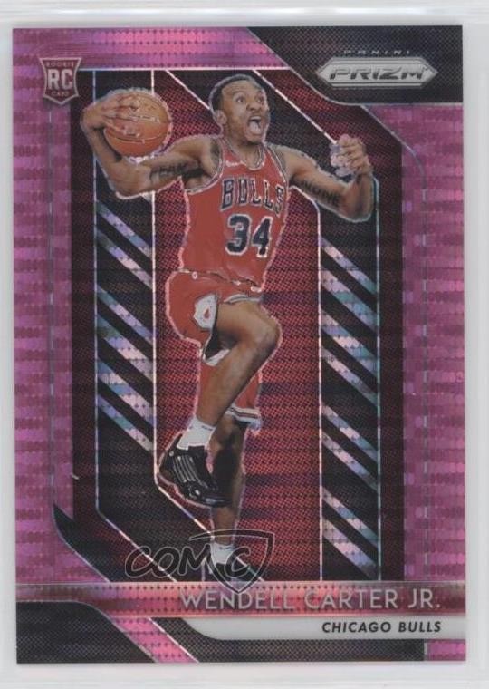 2018-19 Panini Prizm Pink Pulsar 14/42 Wendell Carter Jr #80 Rookie RC 0c6