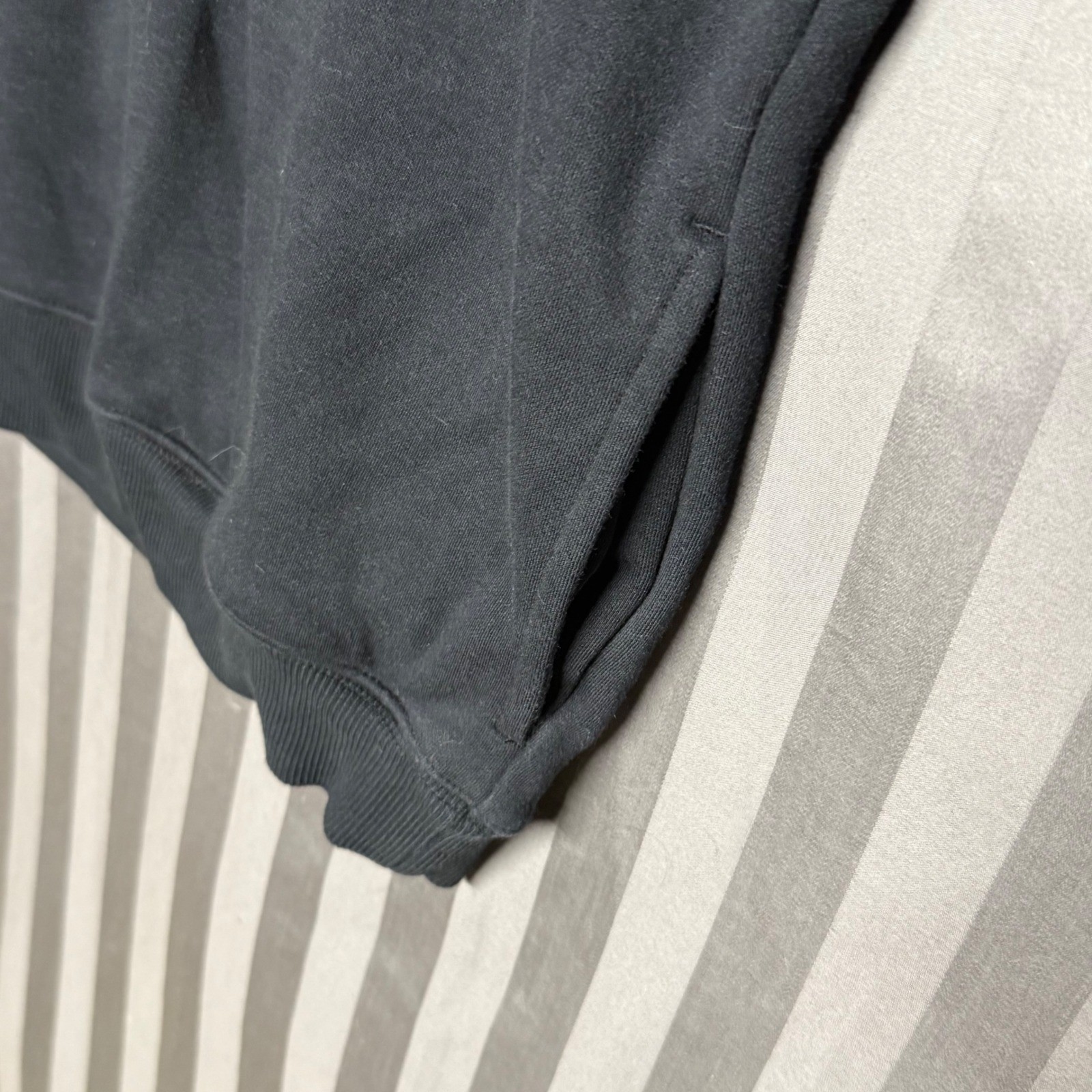 Fabletics Quarter Zip Pullover Sweatshirt Black L… - image 8