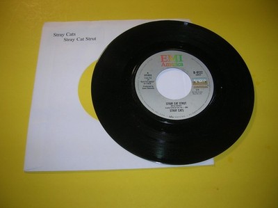 Rockabilly 45  -   Stray Cats  -  Stray Cat Strut  -  1982-83