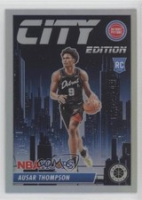 2023 NBA Hoops Premium Stock City Edition Silver Prizm Ausar Thompson #11 19gi