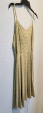 Old Navy Women’s Fit & Flare Knee-Length Dress L • Yellow