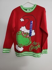Grinch Kids Christmas Sweater Size L 14/16 