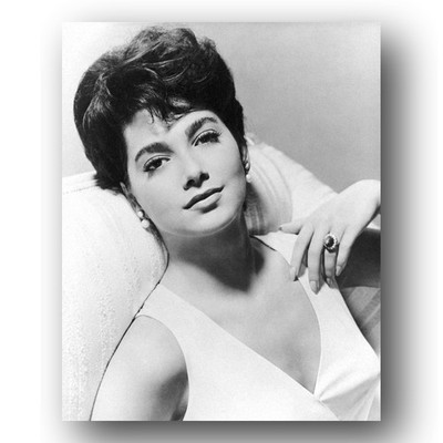 Natalie Wood Photo 8x10 1960s Actress Studio Portrait Black And White Headshot