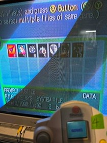 Sega Dreamcast HKT-7000 White Visual Memory Unit VMU with New Batteries - Tested