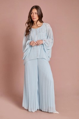 Coast hellblaue Bluse Damen Anlass Tops