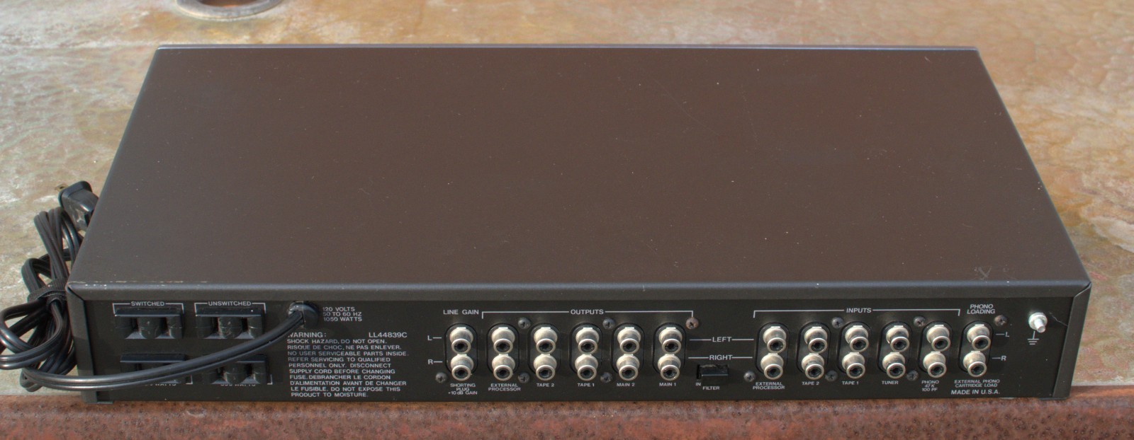 Vintage Carver C-2 Stereo Preamplifier – Tested – Works 