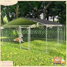 Outdoor Dog Kennel Large Heavy Duty Shade Dog Pen Playpen Pet Dog Run Enclosure