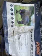 horse rug- ponie-lightweight turnout rug-4’6”