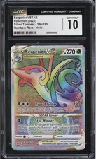 CGC 10 Serperior VSTAR 196/195 Silver Tempest Secret Rainbow Rare Holo 2022 on eBay