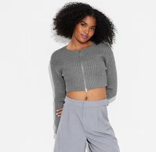 Women's Zip-Front Cardigan - Wild Fable - XXL