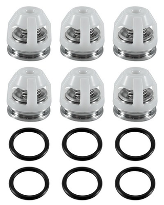 #ad EMIHO 6 Sets AR2186 Pressure Washer Pump Check Valves Kit with O Rings Fit... $21.97