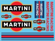 Martini Racing Aufkleber Set laminiert Decals Vinyl