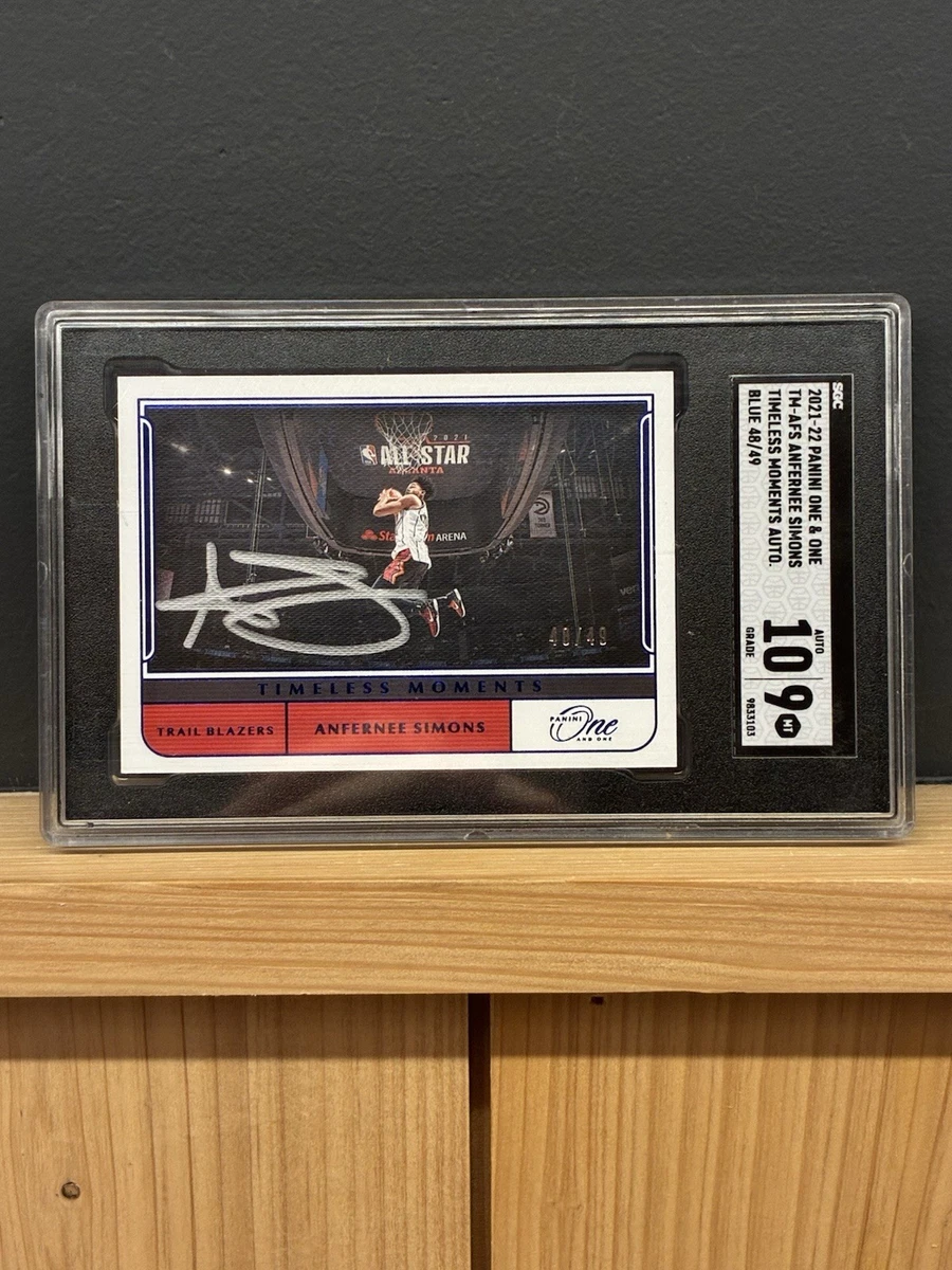 Anfernee Simons Trading Cards for sale | eBay
