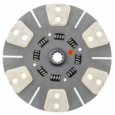 70093 11'' Transmission Disc, 6 Pad, w/ 1-1/8'' 10 Spline Hub -Fits International