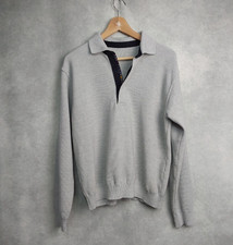 GREEN COAST JUMPER CHEST 38,  (EURO SIZE 48) GREY WOOL MIX YACHTING SWEATER