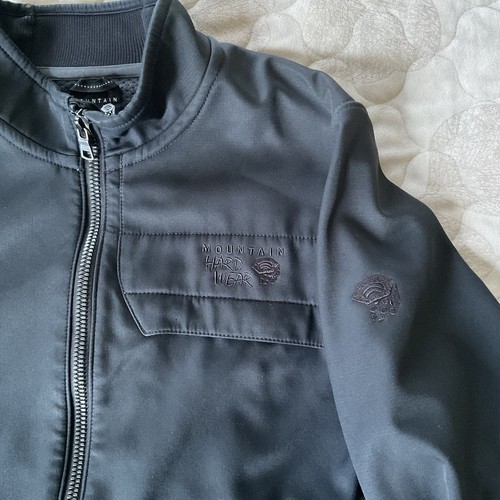 Giacca Softshell Mountain Hardwear Uomo Full Zip Media Nera Antivento - Foto 4 di 16