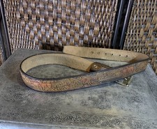 Vintage Embossed Leather Belt