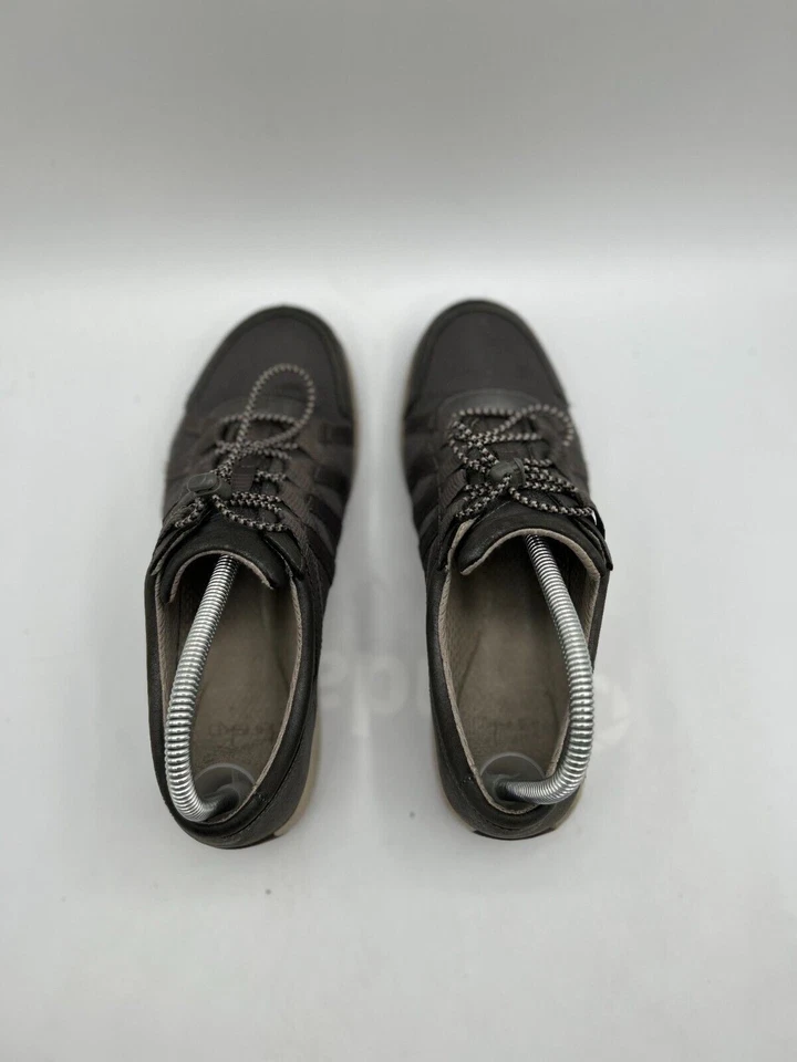 Женские комфортные спортивные кроссовки Dansko серые замшевые кожаные на шнуровке с круглым носком - Изображение 4 из 4