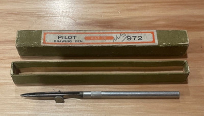 Vintage K&E Keuffel & Esser pilot drawing pen model No.972 original box