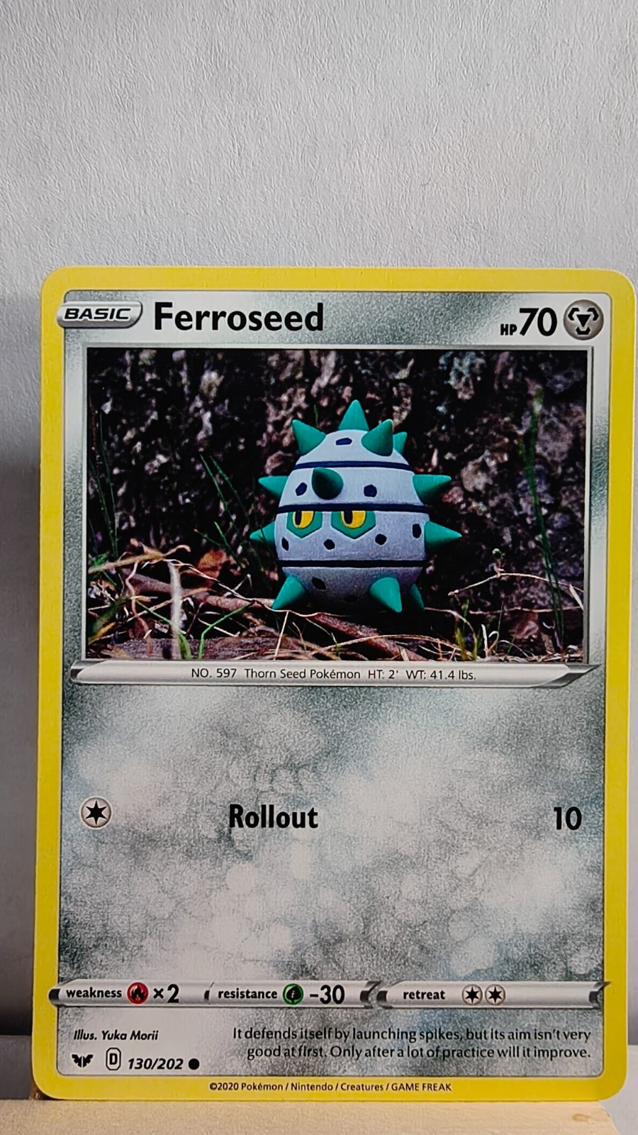 Ferroseed [LP] - Pokemon TCG Sword & Shield Base 130/202 [Common]