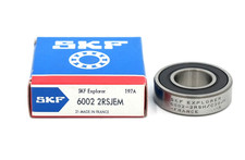 SKF 6002 2RSJEM Double Sealed Ball Bearing 15mm x 32mm x 9mm - Fast Shipping 