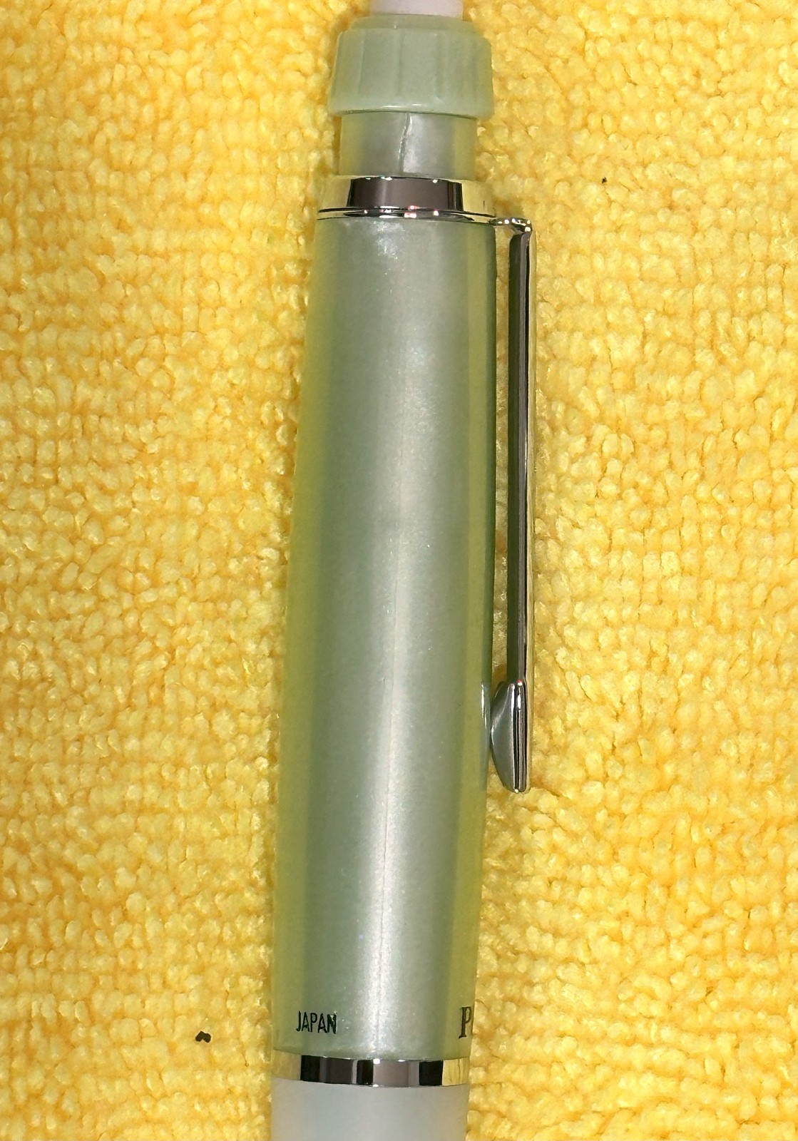 Paper Mate PhD Pencil .5mm Rare Metallic Mint Green & Chrome , New, Exceptional!