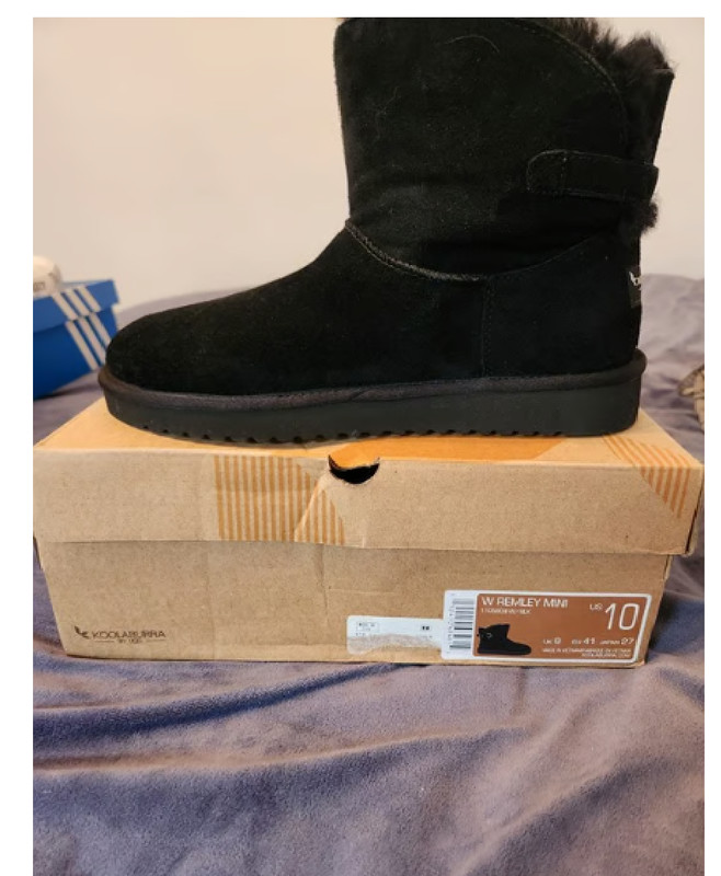New Koolaburra by UGG Women's Remley Mini Boots  Black Size 10