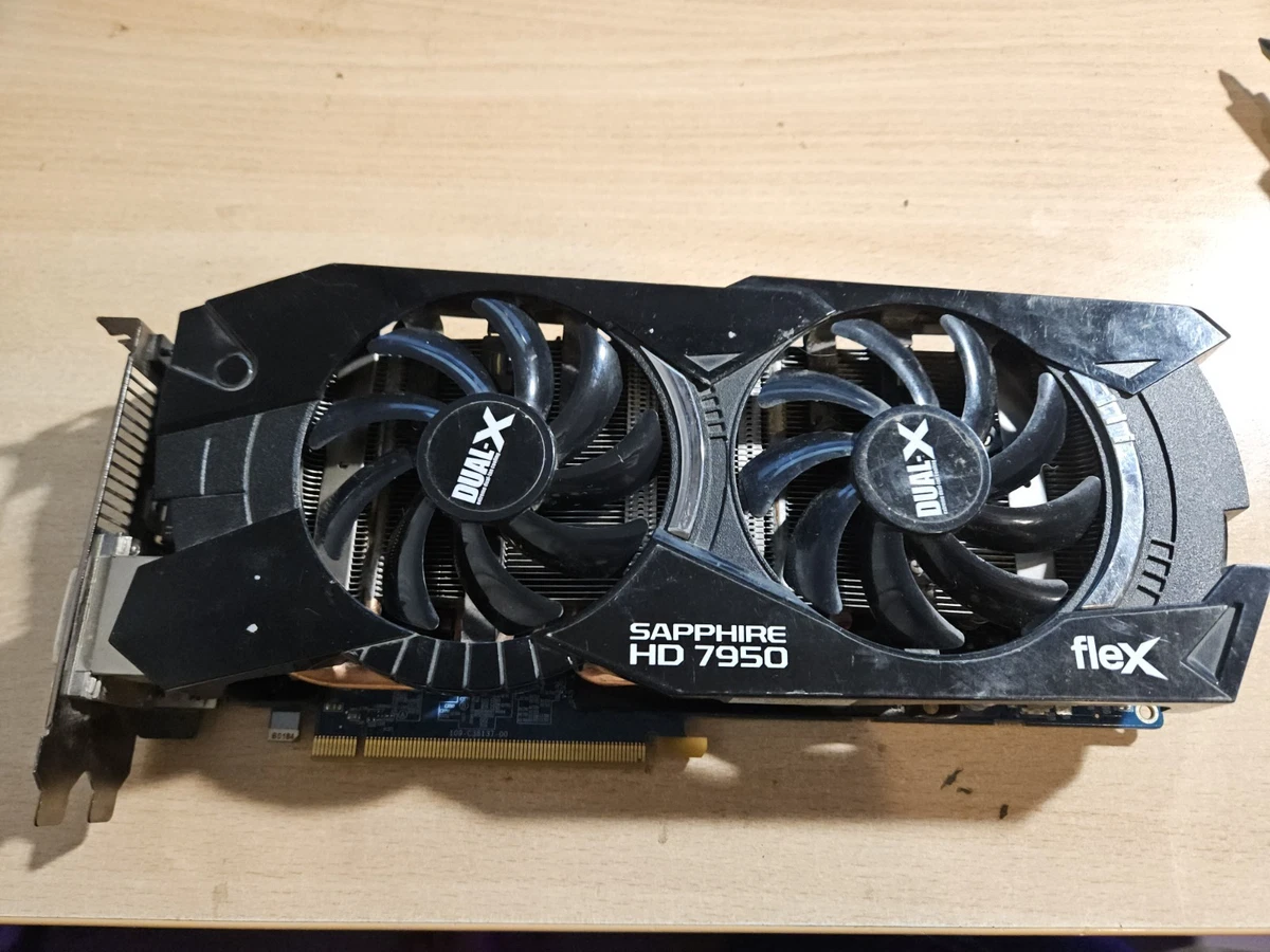 Carte Graphique Sapphire Radeon HD 7950 3GB GDDR5 - Utilisé, AMD, PCI-E Carte Graphique Sapphire Radeon HD 7950 3GB GDDR5 - Utilisé, AMD, PCI-E