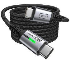 INIU USB C Cable, 6.6ft/2m 100W PD USBC to USBC Charger Cable Fast Charging, N