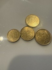 Euro Coins 2002 - 2003 10 Cent 20 & 50 Cent
